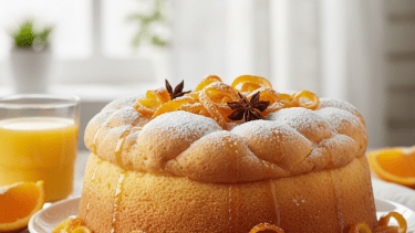 Torta nube de naranja: receta ligera y deliciosa sin azúcar ni harina