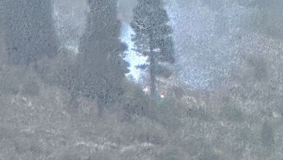 El incendio en La Fragua. Foto: gentileza