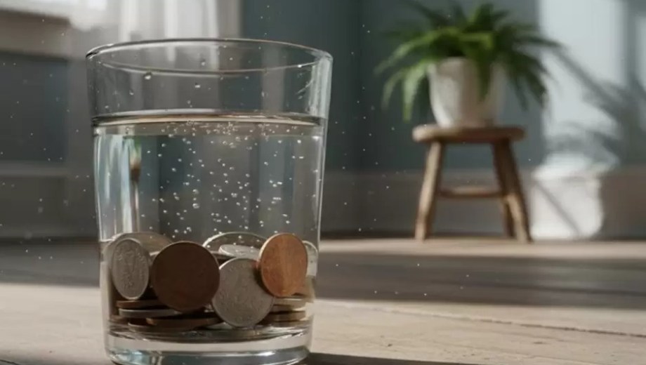 El ritual del vaso con monedas