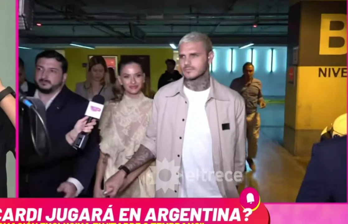 El gesto de Mauro Icardi en la presentación de la nueva serie de la ...