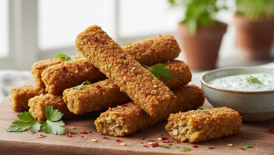 Bastones de lentejas.