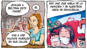 «Murales de Beltrán» la nueva tira de Chelo Candia en el Voy