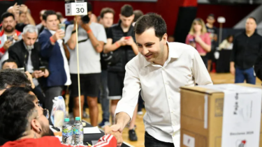 Stefano Di Carlo, el presidente más joven de la historia de River, en una elección récord