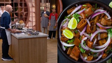 Cómo hacer ceviche de algas y hongos: la receta de Germán Martitegui en MasterChef Celebrity