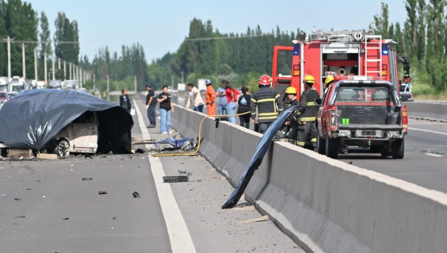Tragedia en la Ruta 22. Foto: Flor Salto