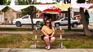 «Es una lucha que continúa», dijo la hermana el Nieto 140 recuperado en su paso por Cutral Co