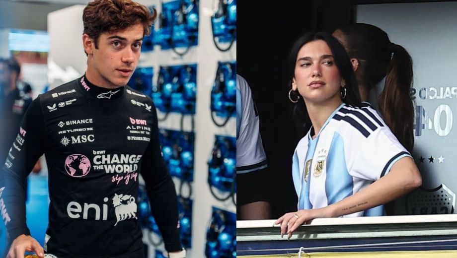 Franco Colapinto y una invitación especial para Dua Lipa.