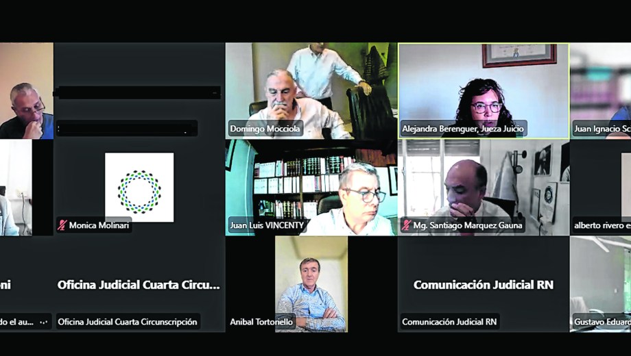 Una de las audiencias anteriores por la causa Techo Digno de Cipolletti.