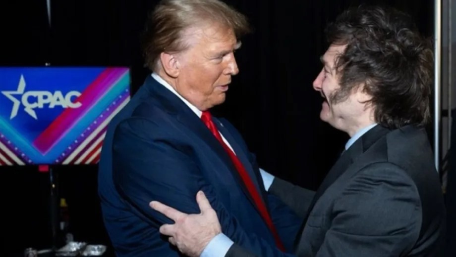 Javier Milei y Donald Trump.