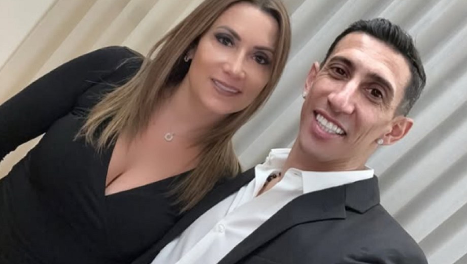 Jorgelina Cardozo y Ángel Di María.