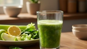 Cómo hacer jugo verde natural para tener un impulso de energía en la mañana y mejorar la digestión 