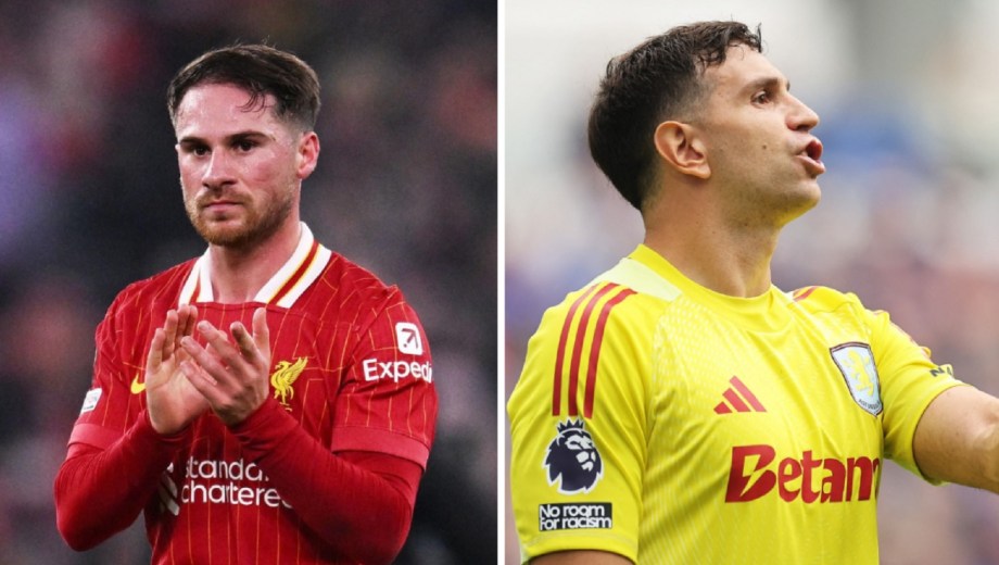 El error de Dibu Martínez en Aston Villa que terminó en gol del Liverpool de Mac Allister