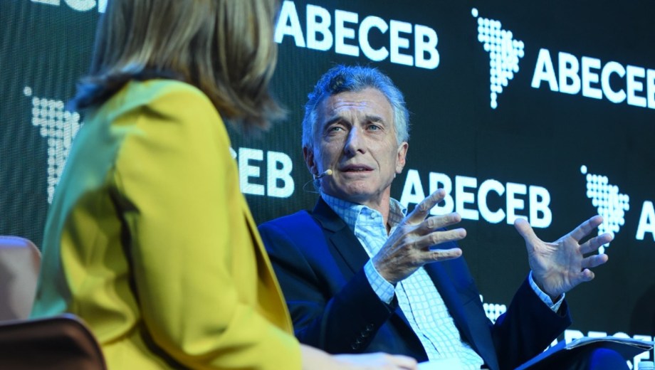 El expresidente Mauricio Macri participó del 15 foro ABECEB 2025. (Foto: gentileza)