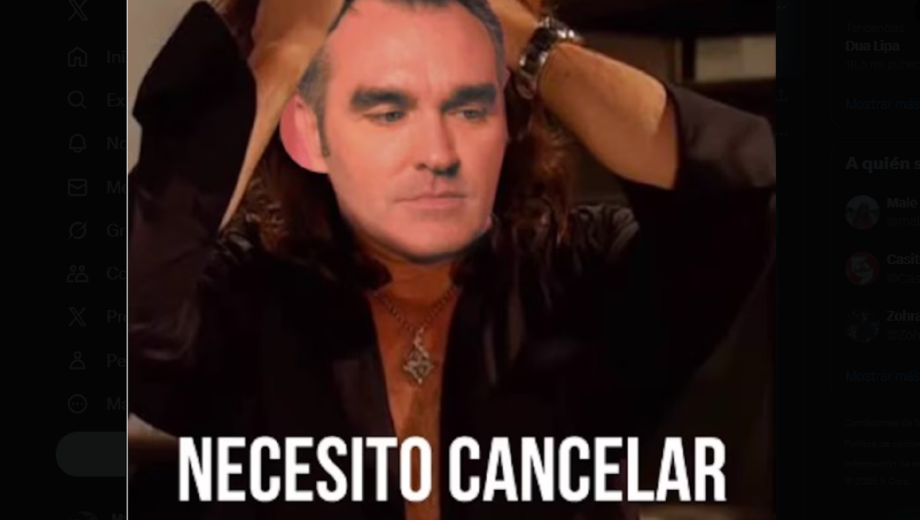 Memes por la cancelación del show de Morrisey. 