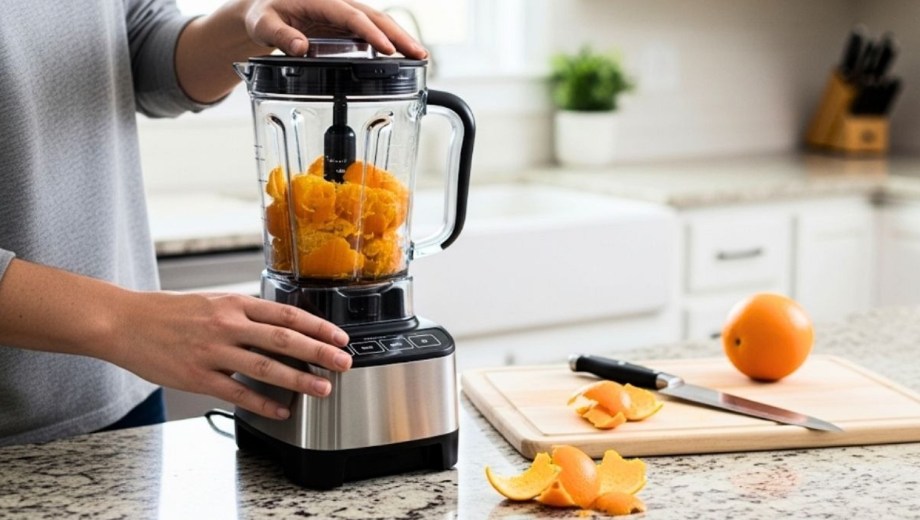 Licuado de zanahoria y naranja. 