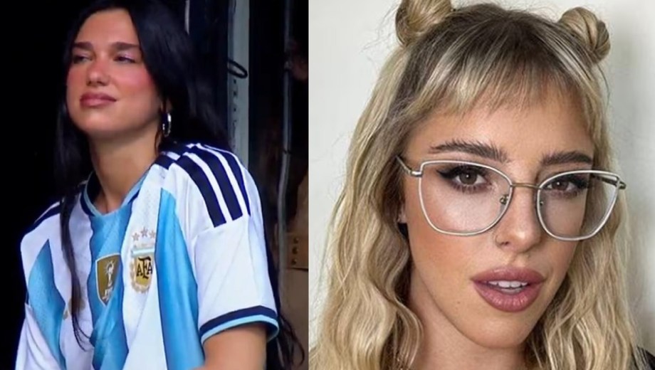 Nati Jota y Dua Lipa.