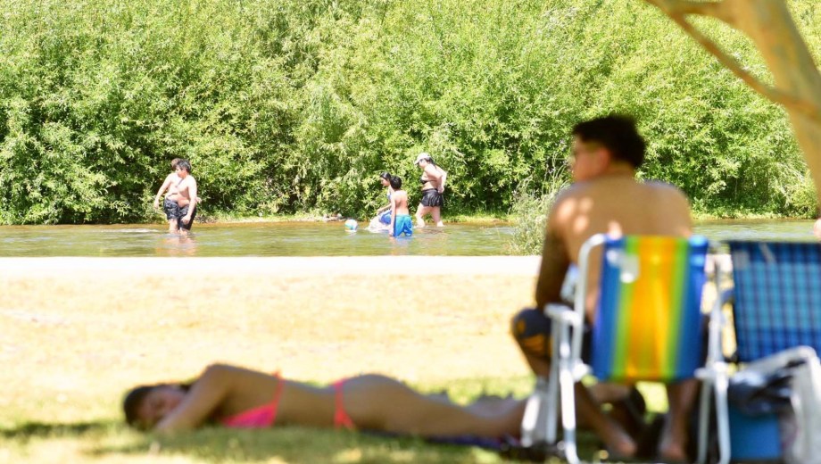 Calor en el Alto Valle. Foto: Mati Subat