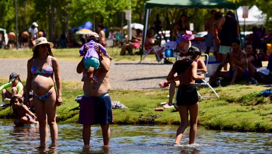 Calor en el Alto Valle. Foto: Mati Subat