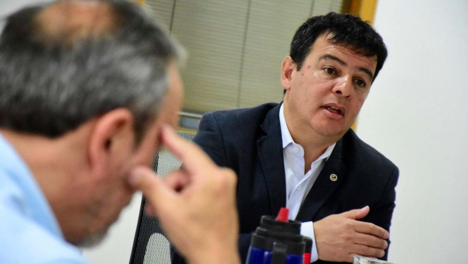 El secretario de Movilidad, Santiago Morán, respondió las inquietudes de los concejales en el análisis del presupuesto (foto Matías Subat)