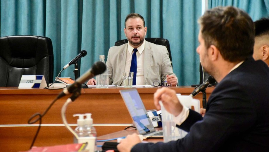 Lucas Yancarelli, el juez que dirigió la audiencia este jueves. Hizo lugar a la lista de testigos de la fiscalía. (Matías Subat)