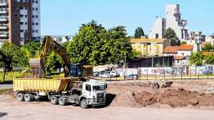Avanzan con los estacionamientos subterráneos en el acceso Norte de Neuquén capital