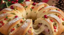 Imagen de Pan salado de jamón y queso: una versión sin TACC del clásico pan navideño 
