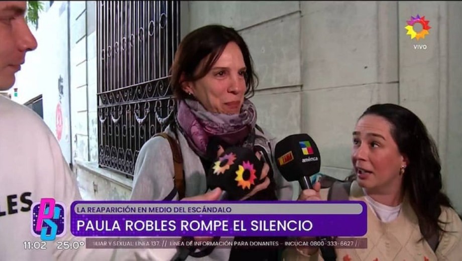 Paula Robles, expareja de Marcelo Tinelli. 