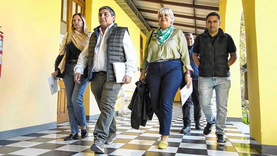 Comenzaron las paritarias en Neuquén. Foto: Cecilia Maletti. 