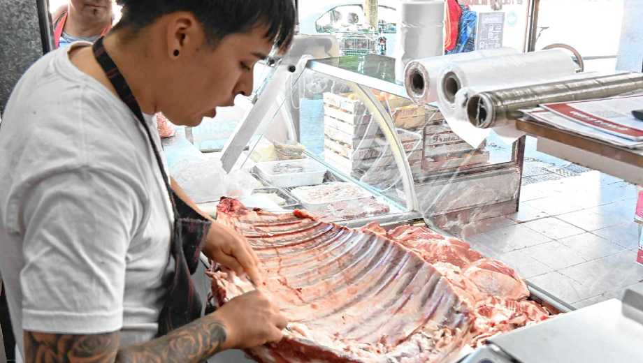 Las carnicerías de Roca registran aumentos en las últimas semanas. Foto: Juan Thomes