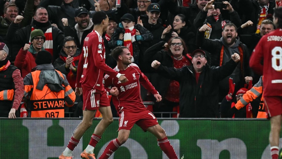 Mac Allister metió el gol del triunfo de Liverpool ante Real Madrid. (Foto: AFP)