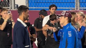 Colapinto junto a Djokovic en Qatar: «Gracias Novak por las clases&#8230;»