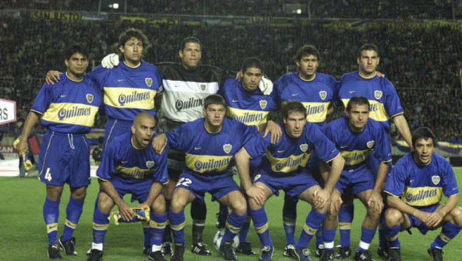 Los once titulares de Boca en aquella recordada final.