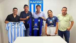 Deportivo Rincón y Racing avanzan en un convenio para fortalecer su desarrollo deportivo