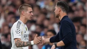 Vuelve a jugar Mastantuono: Xabi Alonso reveló que “estaba sufriendo en la cancha”