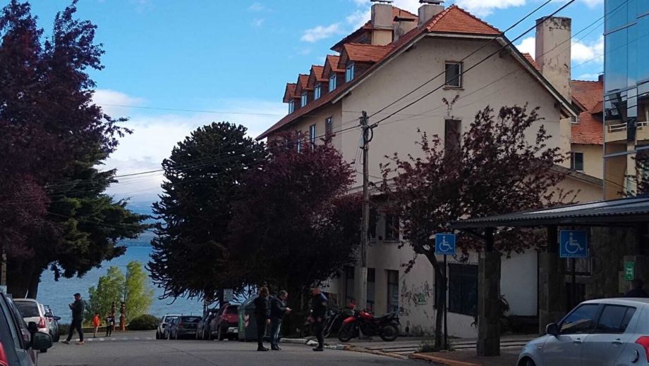 Amenaza de bomba en tribunales de bariloche. Foto: gentileza