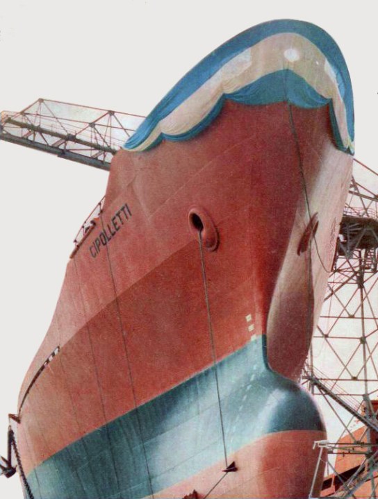 Tres Ases tuvo barco de exportación propio: el histórico buque Cipolletti. Foto: gentileza.