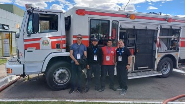 Bomberos de Sierra Grande se capacitaron para el manejo de emergencias petroleras