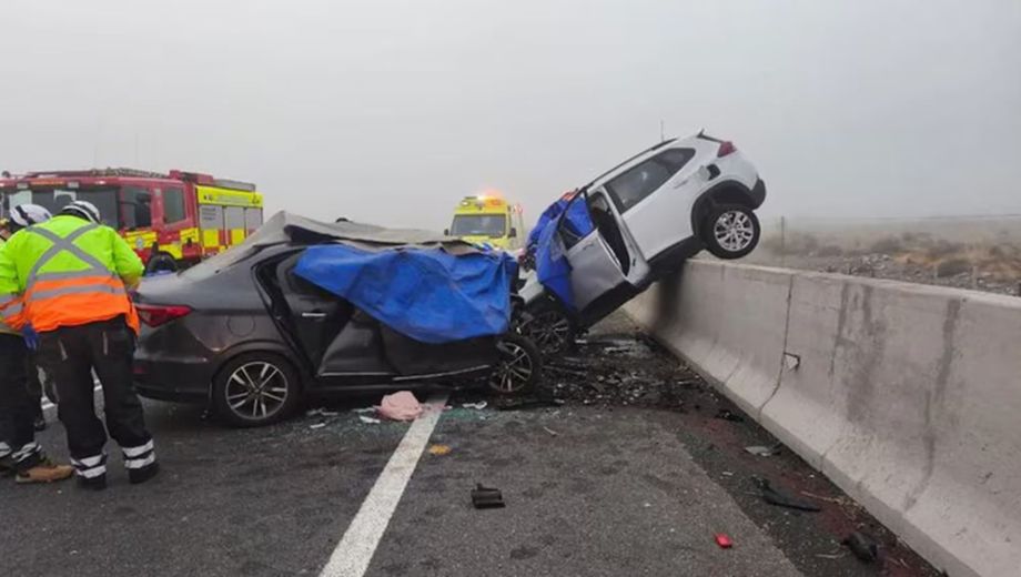 Choque fatal en Chile. 