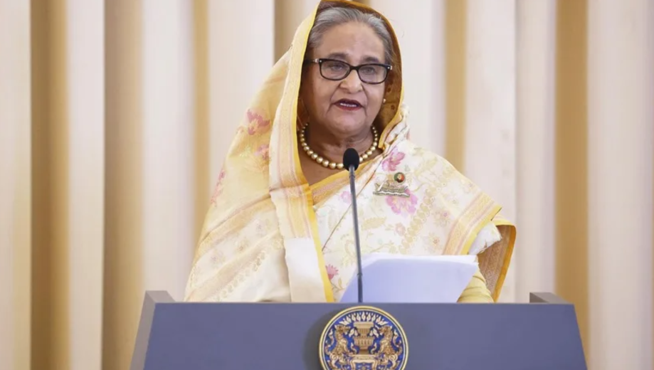  Ex primera ministra  de Bangladés, Sheikh Hasina. Foto:; EFE/EPA/Narong Sangna.