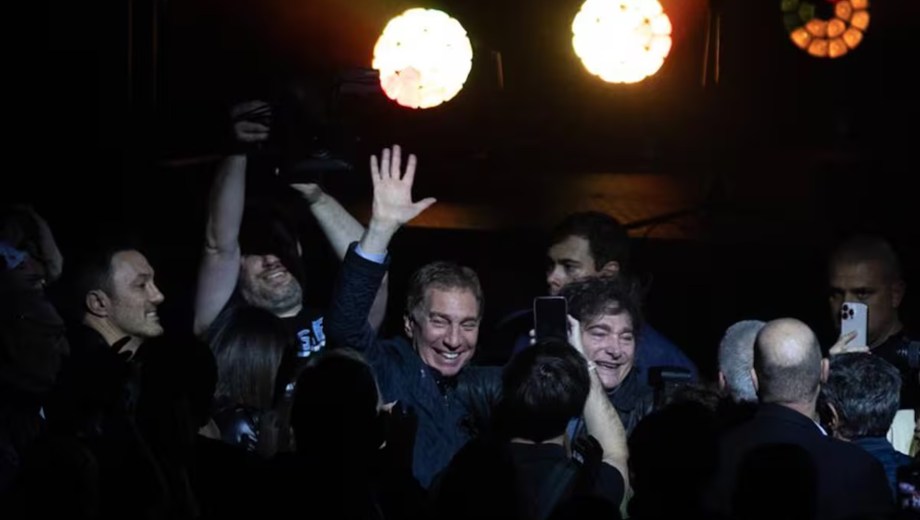 Diego Santilli y Javier Milei. (Foto: gentileza)