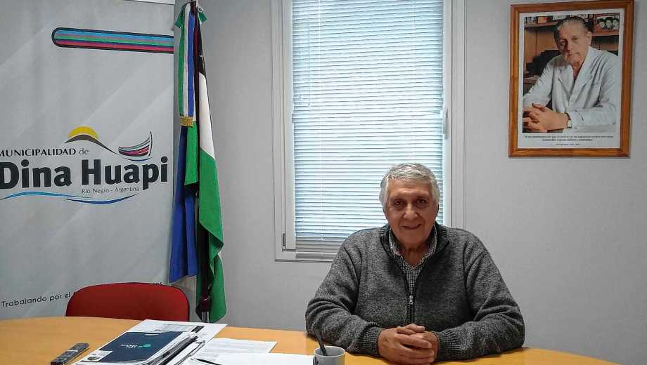 Hugo Cobarrubia, intendente de Dina Huapi. Archivo