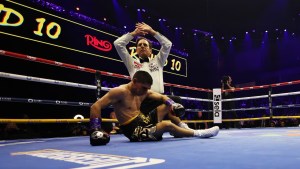 El Puma Martínez no pudo con Jesse Rodríguez, perdió por nocaut y se quedó sin invicto