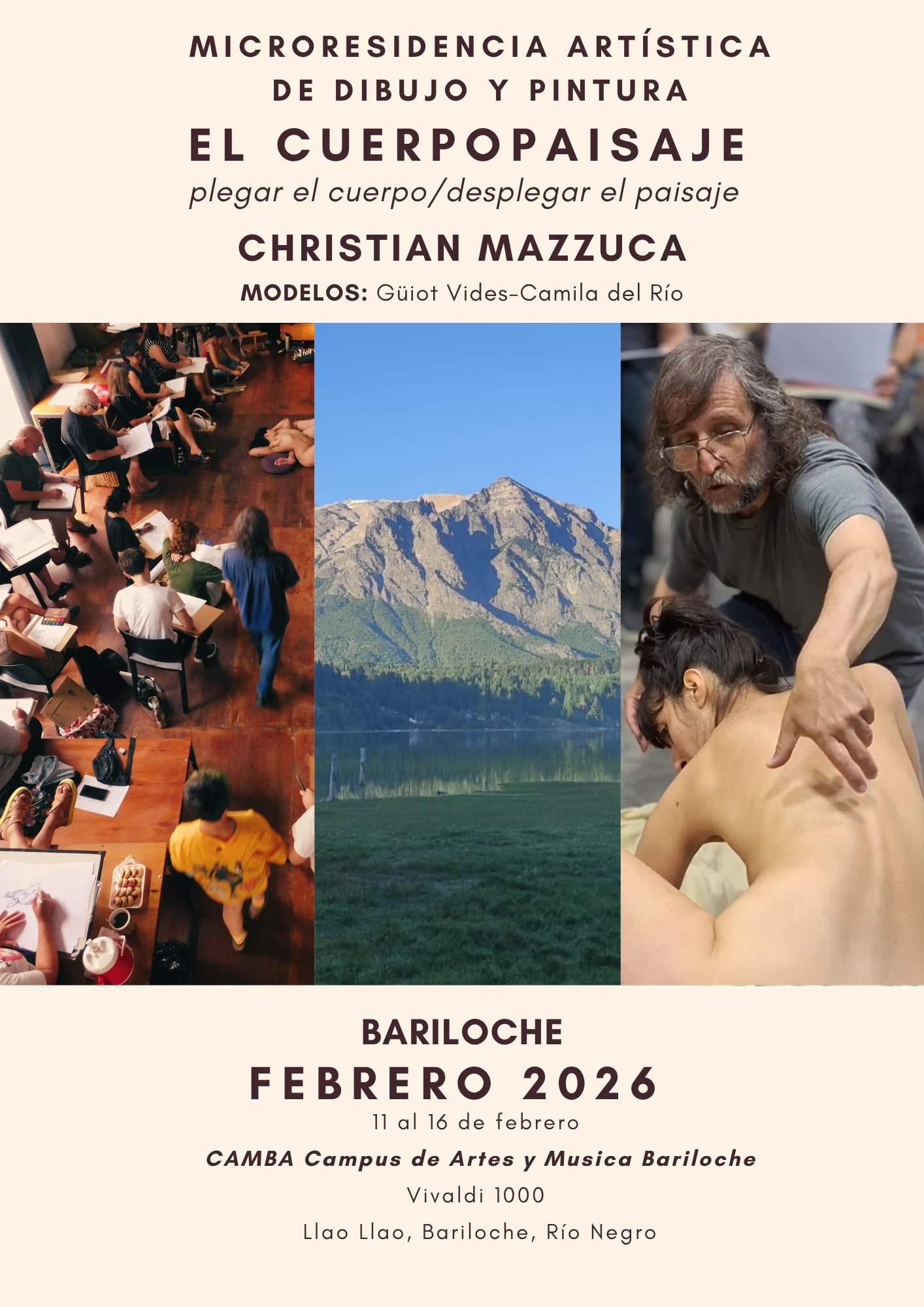 Microresidencia de dibujo y pintura El CUERPOPAISAJE | Christian Mazzuca