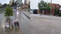 Imagen de Video | Fuertes tormentas en Neuquén este jueves: cayó granizo y abundante agua en varias localidades