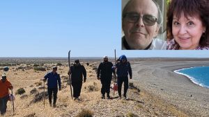 Un mes de misterio por la pareja de jubilados  desaparecida en Chubut: cómo los buscan cerca del mar