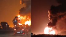 Imagen de Video | las imágenes más impresionantes de la explosión e incendio en Ezeiza: evacúan a los vecinos
