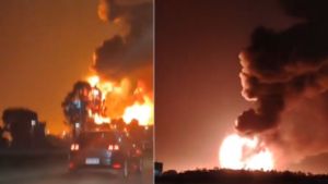 Video | las imágenes más impresionantes de la explosión e incendio en Ezeiza: evacúan a los vecinos