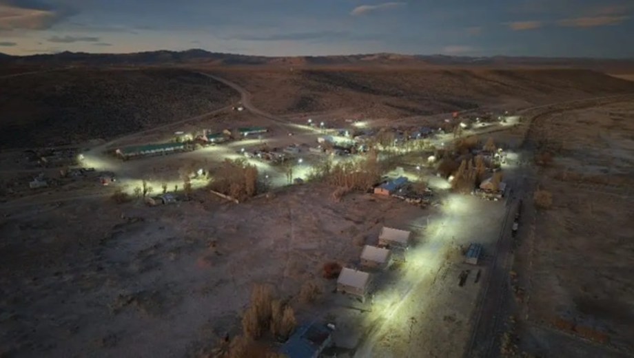 Mamuel Choique, uno de los pueblos de la Región Sur donde se instaló una nueva estación meteorológica. Foto: Gobierno de Río Negro.