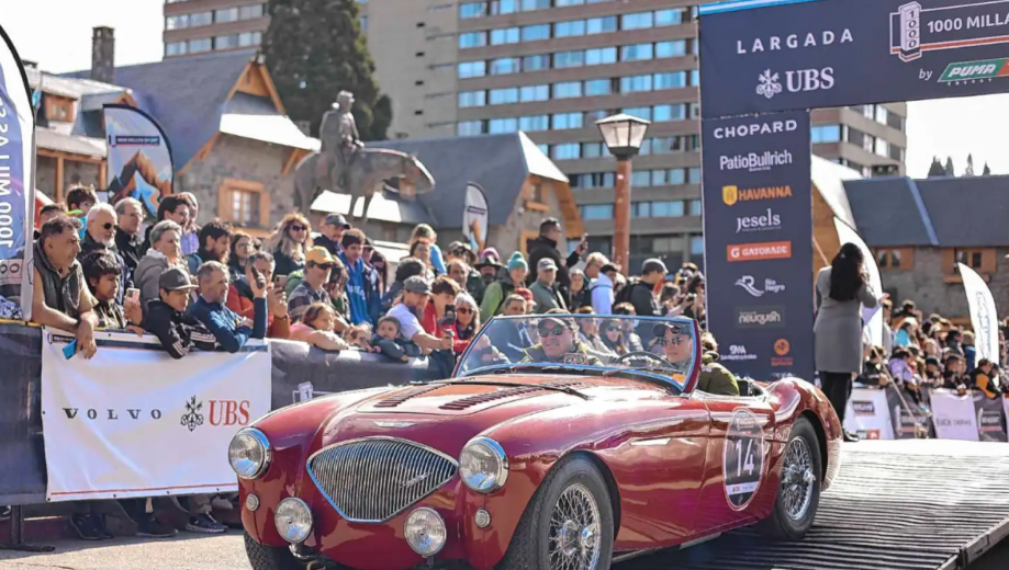 1000 Millas Sport, reúne a autos clásicos y deportivos en Bariloche. Foto: Archivo.