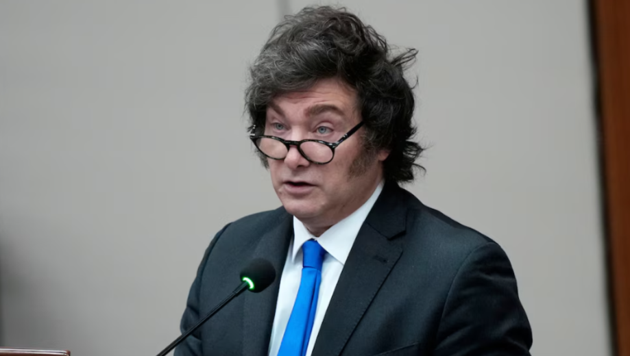 Javier Milei visitará Corrientes. Foto: Gentileza AP.